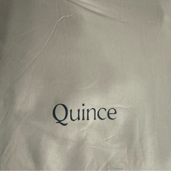 Quince Bamboo Duvet Cover Set Sand Beige Size Queen/Full - Picture 8 of 8